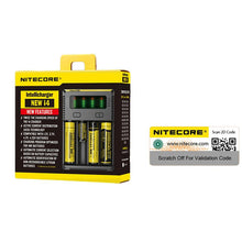 Nitecore i4 Intelligent Battery Charger w/ LCD (18650, 14500, 16340, 26650) - Gear Consumer