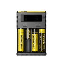 Nitecore i4 Intelligent Battery Charger w/ LCD (18650, 14500, 16340, 26650) - Gear Consumer
