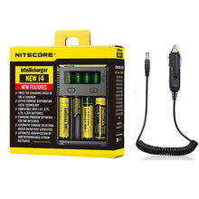 Nitecore i4 Intelligent Battery Charger w/ LCD (18650, 14500, 16340, 26650) - Gear Consumer