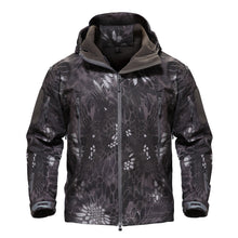 TACTICAL SOFTSHELL FLEECE HOODED JACKET/COAT