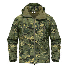 TACTICAL SOFTSHELL FLEECE HOODED JACKET/COAT